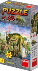 Dinoszaurusz puzzle: Triceratops 60 darab