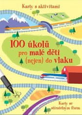 100 feladat kisgyerekeknek (nem csak) a vonathoz - Doboz + filctoll + 50 kártya