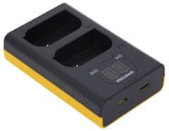 PATONA Photo kettős gyorstöltő Panasonic DMW-BLK22 USB