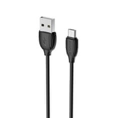 Borofone Borofone BX19 kábel - USB/micro USB - 1m - Fekete