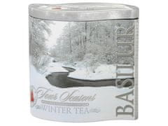 sarcia.eu BASILUR Téli Tea -Laza levelű ceyloni fekete tea áfonya hozzáadásával dekoratív dobozban 100g x1 doboz
