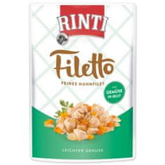 RINTI Kapszula Filetto csirke + zöldségek zselében - 100 g