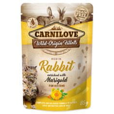 Carnilove Kapszula Kitten Rich in Rabbit dúsított körömvirággal - 85 g