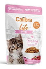 Calibra Cat Life Kitten pulyka mártásban 85g