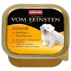 Animonda Vom Feinsten Junior baromfi + pulykaszív pástétom - 150 g