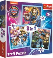 Trefl Puzzle Paw Patrol: Mighty Heroes 3 az 1-ben (20,36,50 darab)