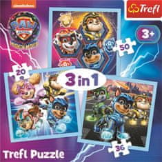 Trefl Puzzle Paw Patrol: Mighty Heroes 3 az 1-ben (20,36,50 darab)