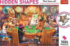 Trefl Puzzle Hidden Shapes: Játék este 1086 darab