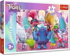 Trefl Puzzle Trolls 3: A Trollok világában MAX 24 darab