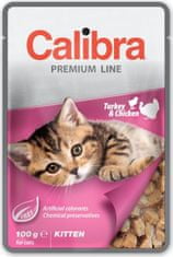 Calibra Cat pocket Premium Kitten pulyka és csirke100g