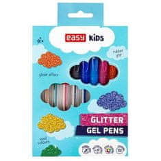EASY Kids GLITTER Gél tollak készlete csillámmal, 10 színben