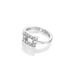 Hot Diamonds Ezüst gyűrű gyémánttal és topázzal Echo DR240 (Kerület 52 mm)