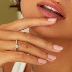 Hot Diamonds Romantikus ezüst gyűrű gyémánttal Most Loved DR241 (Kerület 56 mm)