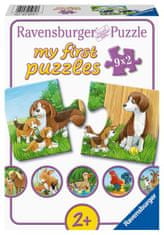 Ravensburger Puzzle Állatok az udvaron 2x9 darab