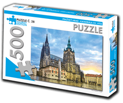 TOURIST EDITION Puzzle Szent Vitus székesegyház, Prága 500 darab (No.28)