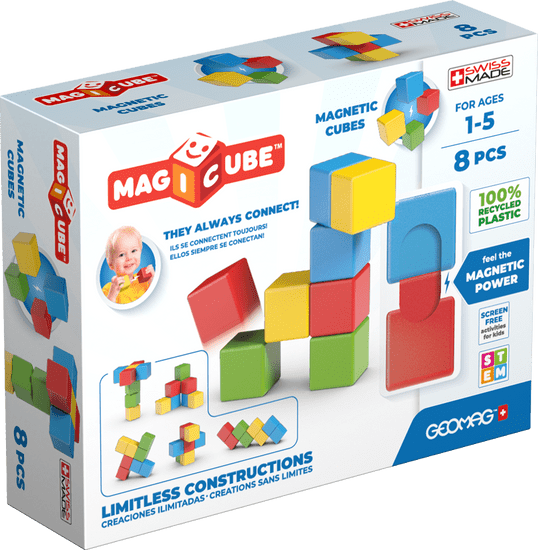 Geomag Magicube mágneses kocka Try Me 8 kocka