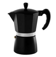 Florina QUEENSHOME 6 csésze moka kávéfőző fekete