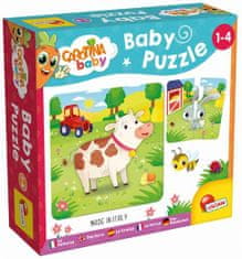 Lisciani Puzzle gioch Carotina Baby - Farm