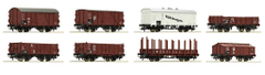 ROCO 8 darabos teherautó készlet DRG - 44003