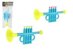 Teddies Tubus/trombita műanyag 25cm - vegyes színekben