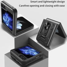 Techsuit Hybrid Armor védőtok Samsung Galaxy Z Flip5 telefonra KP28057 fekete