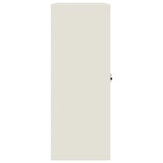 Greatstore fehér acél irattartó szekrény 90 x 40 x 105 cm