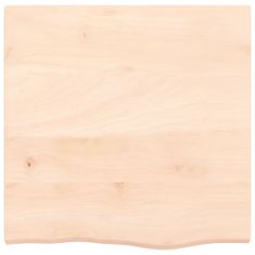 Greatstore kezeletlen tömör tölgyfa asztallap 60x60x4 cm