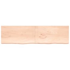 Greatstore kezeletlen tömör tölgyfa asztallap 220x60x6 cm