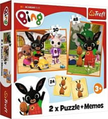 Trefl Puzzle Bing / 30+48 darab+pexeso