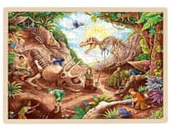 Goki Puzzle Dinoszaurusz ásatások 192 darab - fa