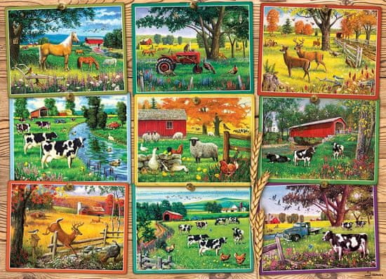 Cobble Hill Puzzle Farm nézetek 1000 darab