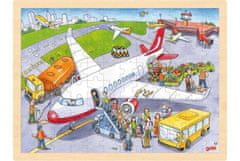 Goki Airport Puzzle 96 darab - fa