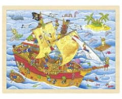 Goki Puzzle Kalózok 96 darab - fa