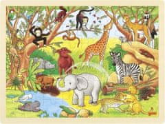 Goki Puzzle Afrika 48 darab - fa