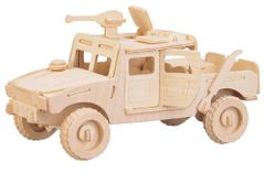 Fából készült játék, WCK 3D puzzle Battle Jeep
