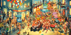 Castorland Puzzle Art Collection: karnevál Rióban 4000 darab