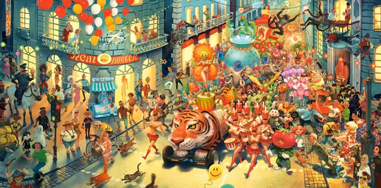 Castorland Puzzle Art Collection: karnevál Rióban 4000 darab