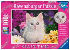 Ravensburger Puzzle - Macska 100 darab, csillogás