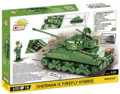 Cobi 2276 II. világháborús Sherman Ic Firefly hibrid, 1:35, 608 k, 1 f