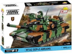 Cobi 2623 Fegyveres Erők Abrams M1A2 SEPv3, 1:35, 1000 k, 1 f