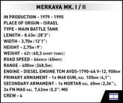 Cobi 2621 Fegyveres erők Merkava Mk. I/II, 1:35, 825 k