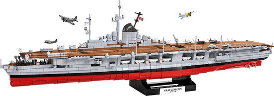 Cobi 4826 II. világháborús Graf Zeppelin repülőgép-hordozó, 1:300, 3135 k