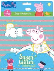 Jiri Models Glitter kifestőkönyv Peppa Pig