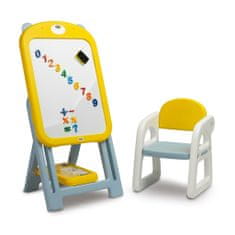 TOYZ Gyermek tábla székkel TED sárga színben