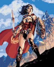 Festmény számok szerint 40 x 50 cm Wonder Woman - kard és pajzs
