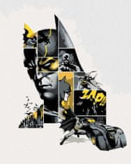 ZUTY Festmény a számok szerint 40 x 50 cm Batman - szürke és sárga színben