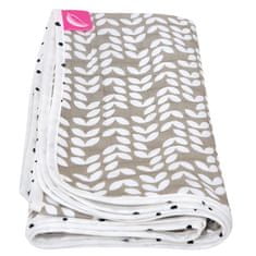 Motherhood Pamut muszlin takaró kétrétegű Beige Classics 100x120 cm