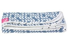 Motherhood Kétrétegű pamut muszlin takaró Kék Classics 100x120 cm