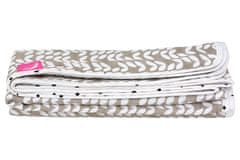 Motherhood Pamut muszlin takaró kétrétegű Beige Classics 100x120 cm
