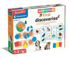 Clementoni Montessori Első felfedezések készlet, 6 játék